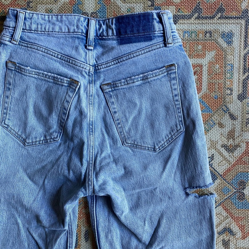Abercrombie the dad high rise curve love jeans